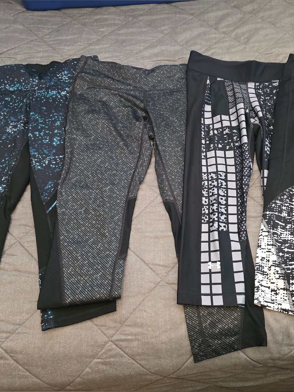 Four Pairs Patterned Athletic Leggings